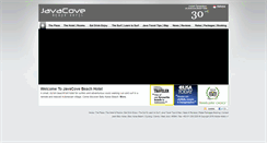 Desktop Screenshot of javacovebeachhotel.com